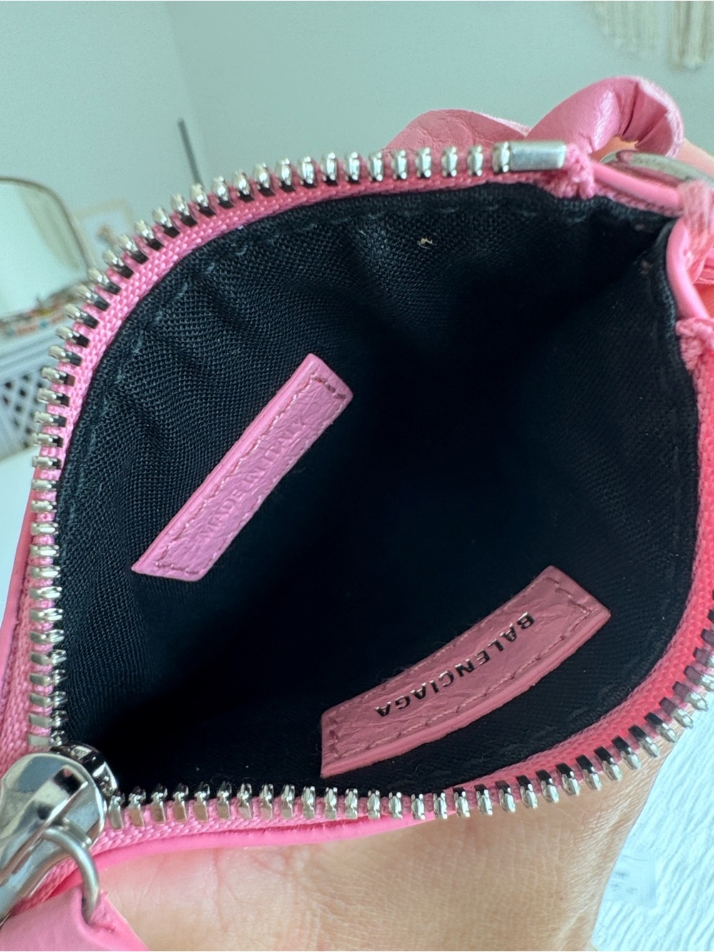 Balenciaga Pink Wristlet Coin Pouch - Picture 4 of 6